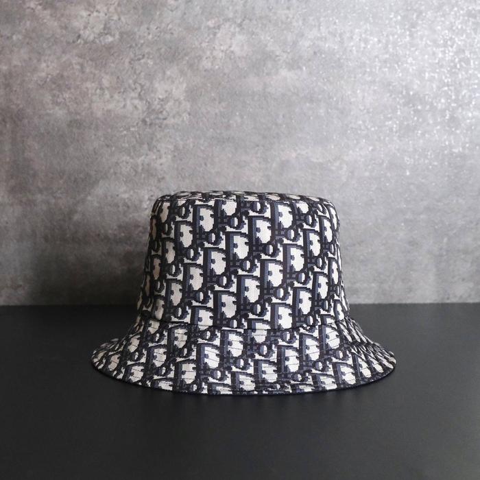 CHRISTIAN DIOR BUCKET HAT REVERSIBLE BLUE COLOR