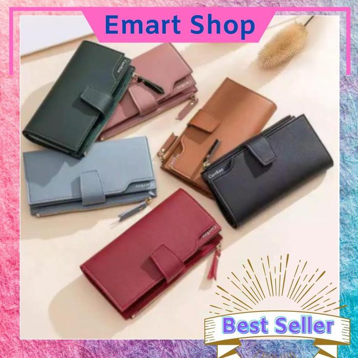 NEW! [EMART SHOP] DOMPET WANITA DOMPET KULIT IMPORT DOMPET PANJANG