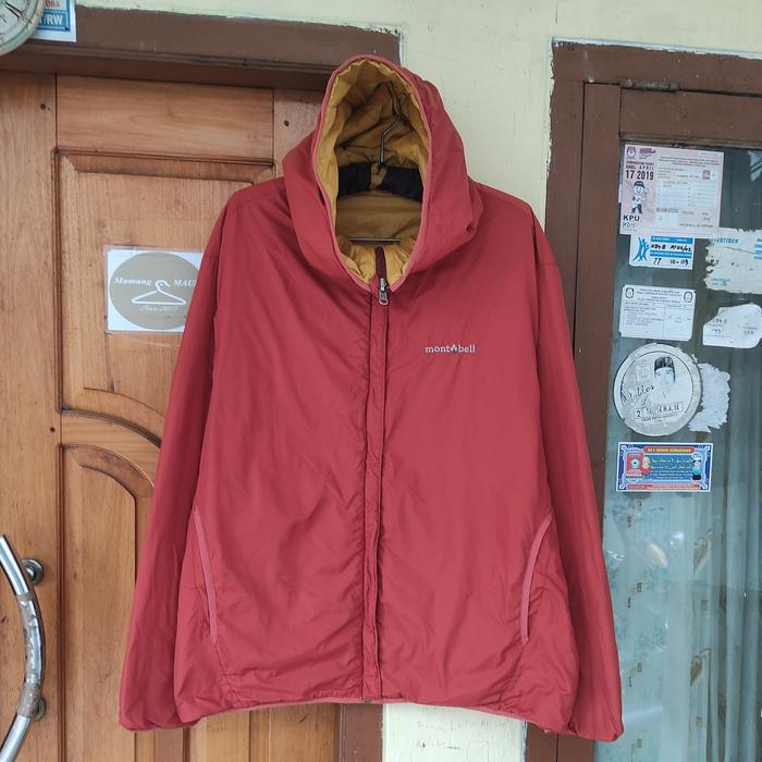Montbell Summerland Parka Reversible Down Jacket Outdoor Wear Size Xl