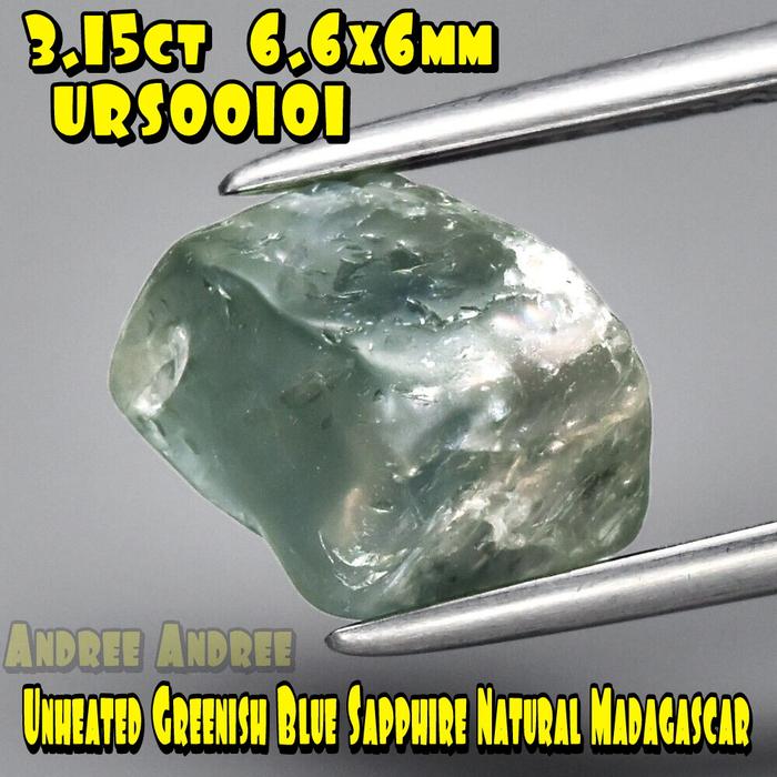 Rough Sapphire Safir Unheated Natural 0001
