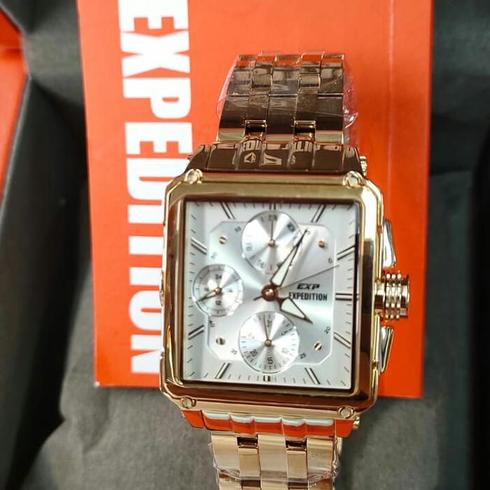 Jam Wanita ORIGINAL EXPEDITION EXP E 6618 M All Stainless Stell