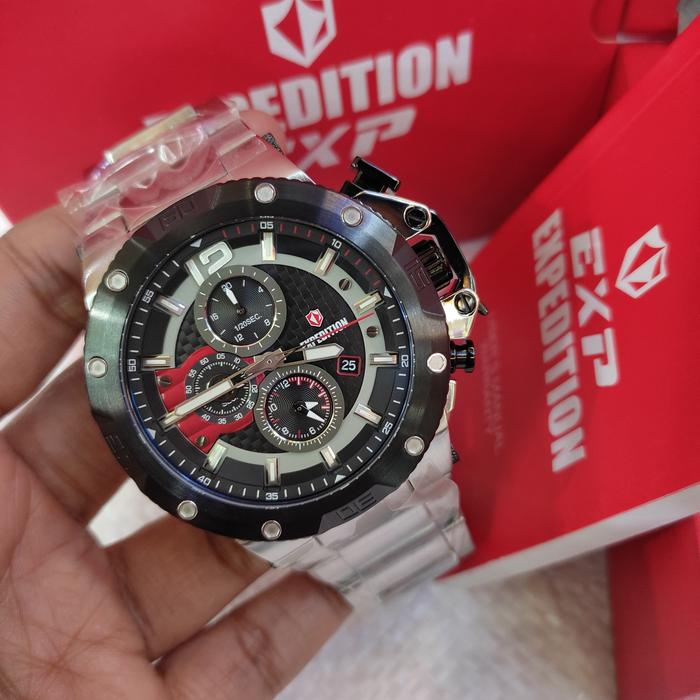 Jam Tangan PRIA ORIGINAL EXPEDITION EXP E 6751 M Stainless