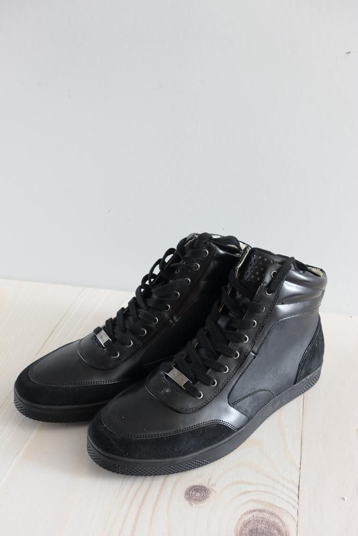 Sepatu Pedro Casual Sport Lace Up High Sneakers Black
