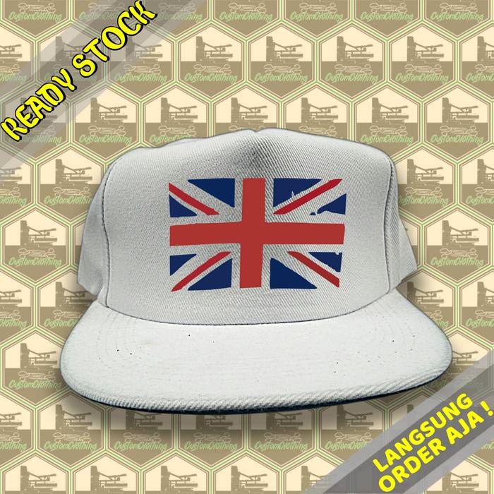 Topi Union Jack England Flag Baseball Cap Snapback Cap Union Jack
