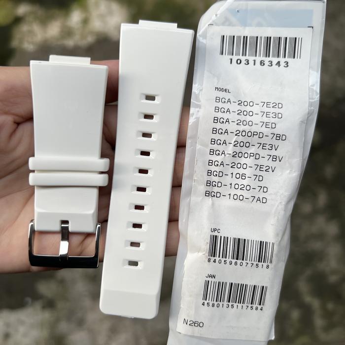 Tali strap jam tangan casio baby-g original BGA-200 band BGA 200
