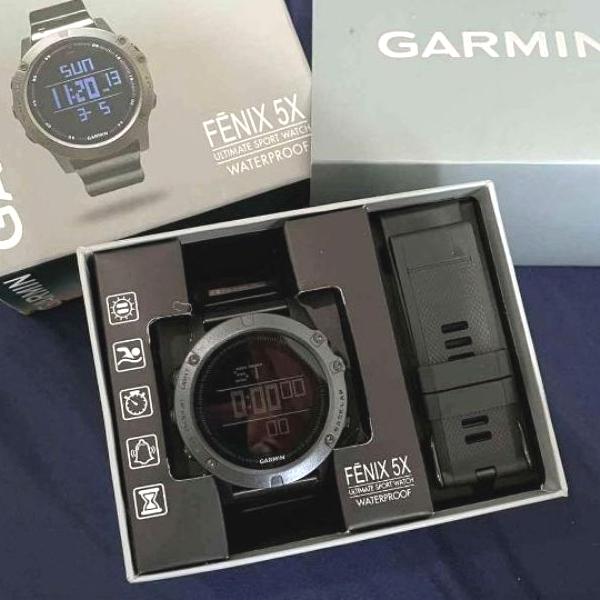 Jam Tangan Garmin Fenix 5 Free Strap & Battery