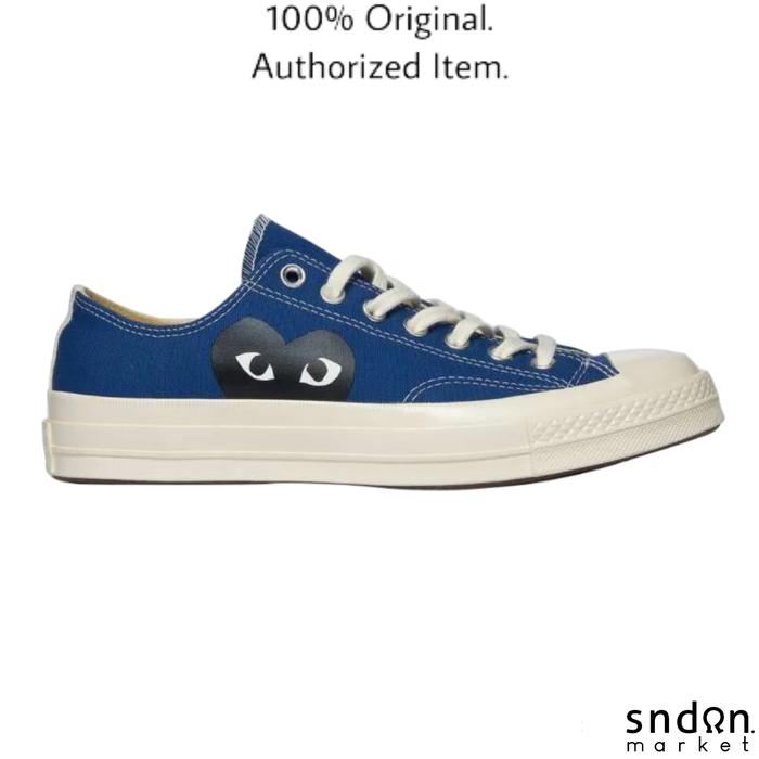 CONVERSE x CDG Chuck 70s Low Blue Quartz ORIGINAL BNIB
