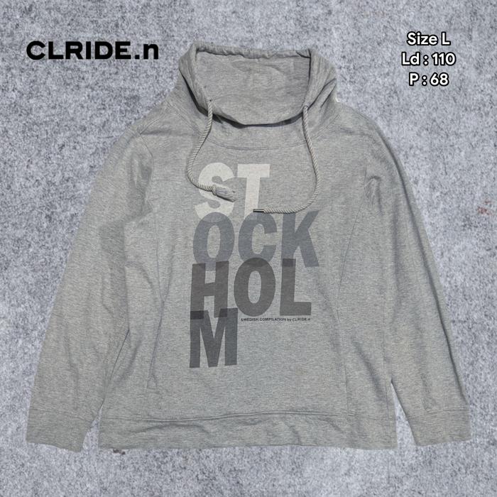 Jacket Turtleneck Clride.n Stockholm Grey Original Second Preloved