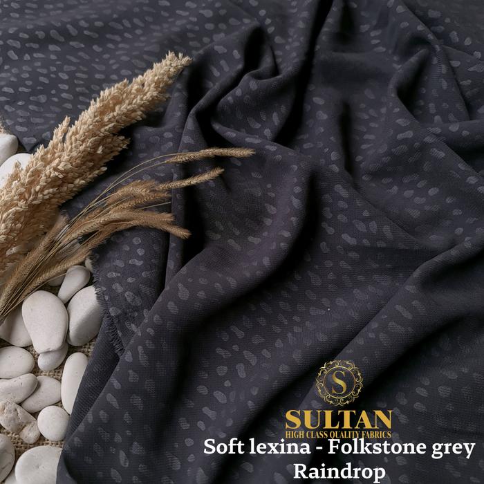 KAIN ABAYA SULTAN SOFT LEXUS / SOFT LEXINA EMBOSS RAINDROP