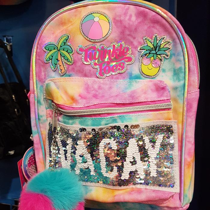 Tas ransel backpack Skechers Original pineapple pink ombre mini bag