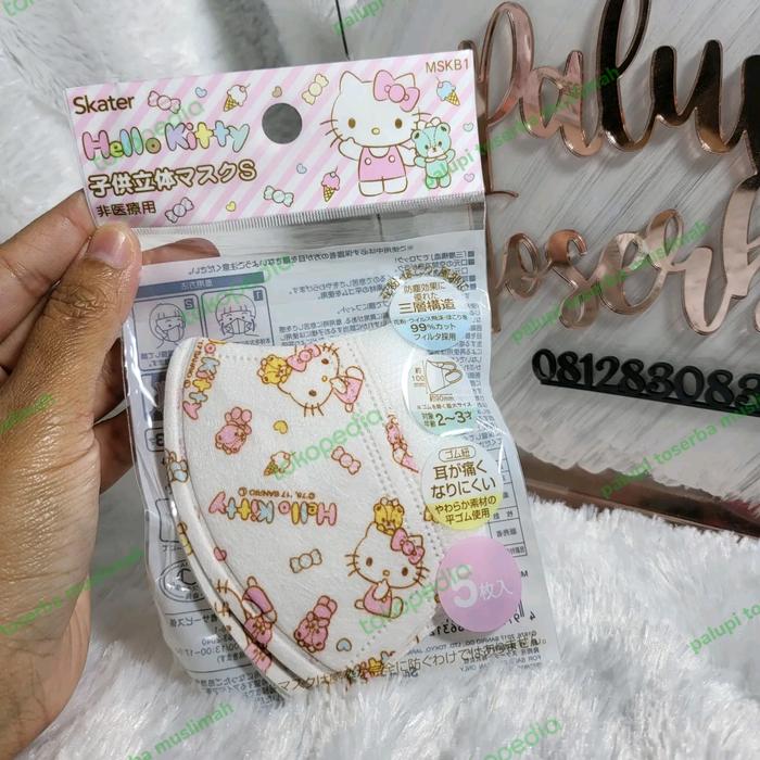 masker anak skater sanrio original jepang