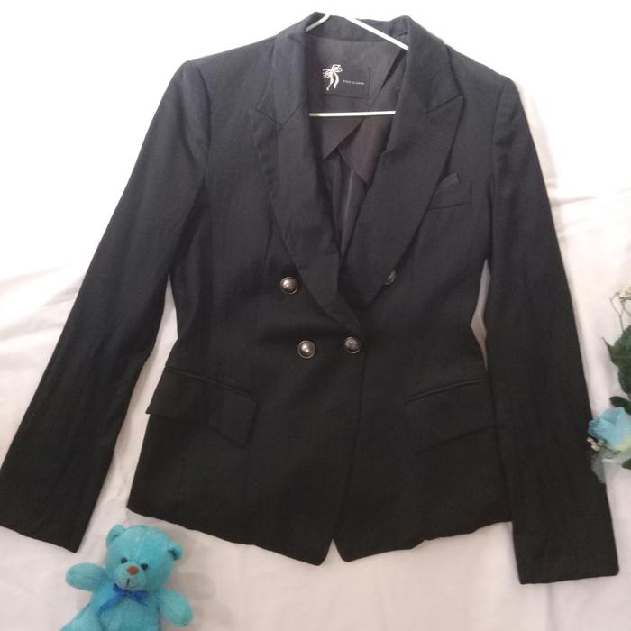 ANA CAPRI -Thrift/Prelove Blazer Hitam Branded (Like New/No Defect)