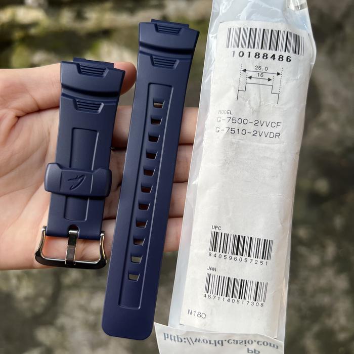 Tali strap jam tangan casio g-shock original G-7500 band G 7500 G 7510