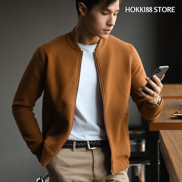 Jaket Comfy Laki Laki Jacket Bomber Varsity Ottoman Pria
