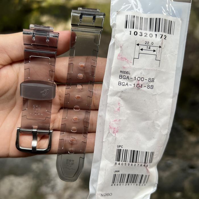 Tali strap jam tangan casio baby-g original BGA-100 band BGA 100 BGA