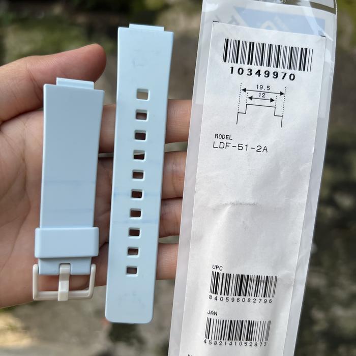 Tali strap jam tangan casio original LDF-51 2A band LDF 51 LDF 51 2A