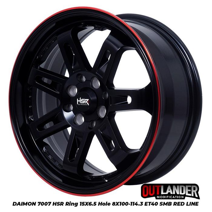 Velg Mobil Sedan Ring 15 Lebar 6,5 HSR Daimon For City Vios Limo dll