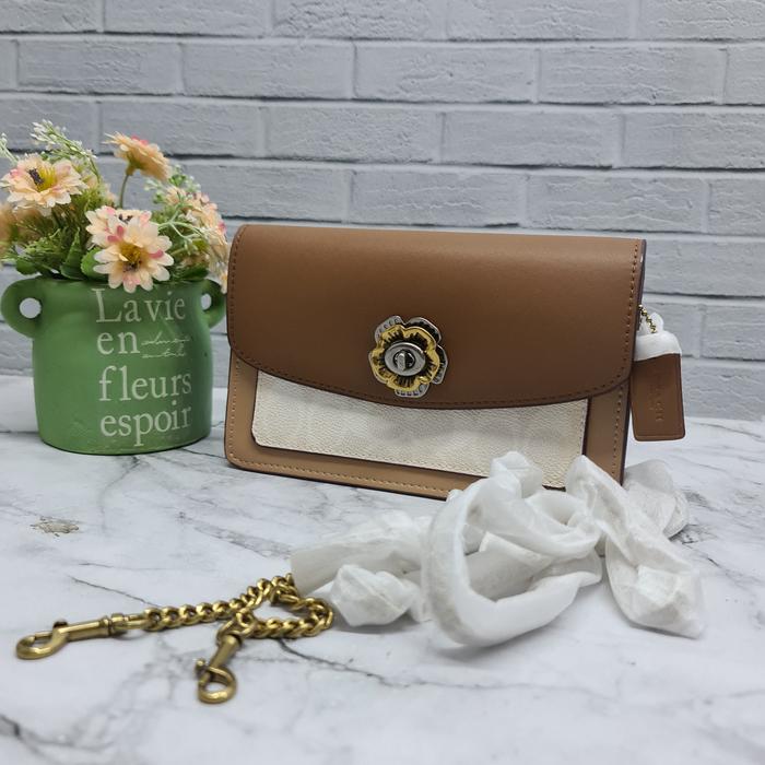 Coach Parker 18 in Signature Canvas Colorbox