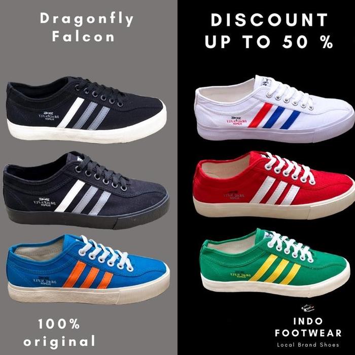 Sepatu Dragonfly Falcon / Sepatu Kodachi / Sepatu Hitam / Sepatu