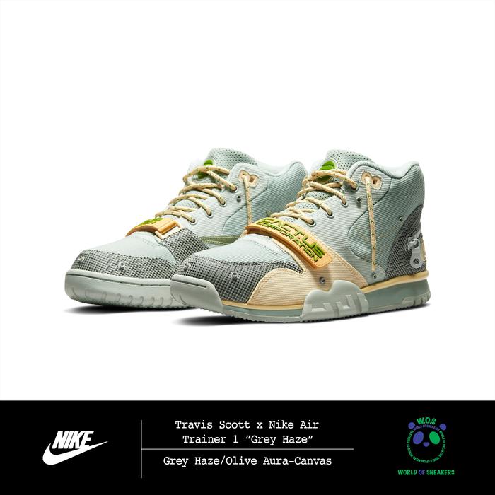 Travis Scott x Nike Air Trainer 1 “Grey Haze”