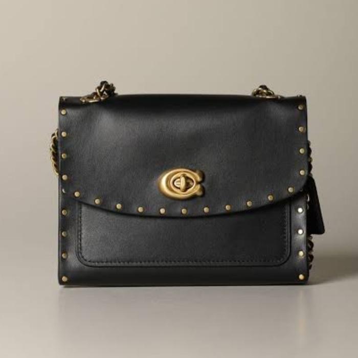 Coach Parker 18 with Black Rivets