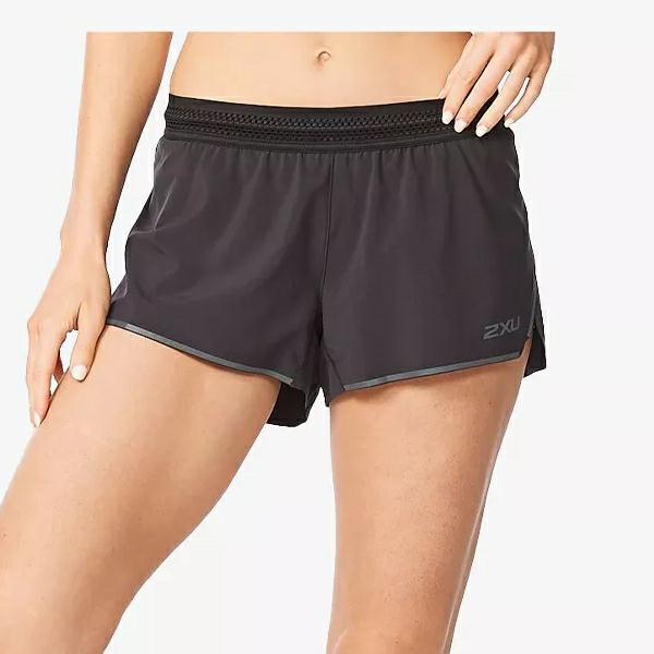 Celana hotpen 2XU WOMEN LIGHT SPEED 3 INCH SHORTS - BLACK Ori