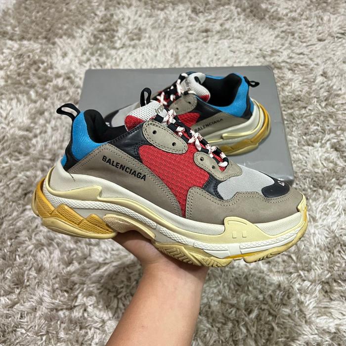 BALENCIAGA TRIPLE S MULTICOLOR AUTHENTIC ORIGINAL SNEAKERS 100%