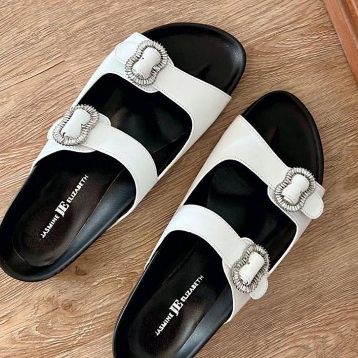 Juni Flats - Jasmine Elizabeth - White