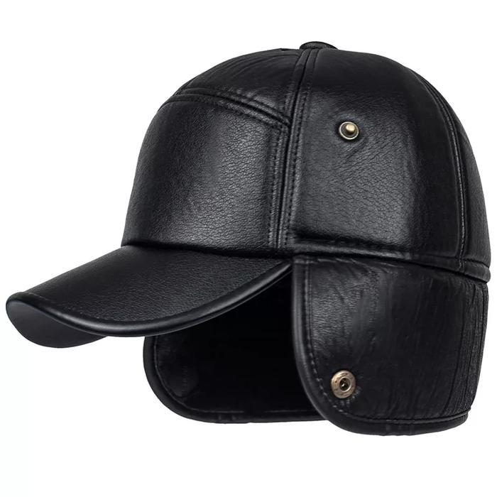 topi kulit bomber topi ushanka rusia hangat untuk musim dingin
