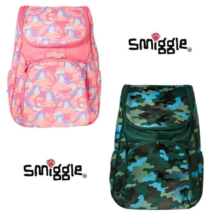 Tas Ransel Smiggle Hide Access Illusion Backpack Purple Unicorn or
