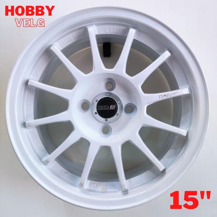 VELG MOBIL VROSSI ( SSR TYPE F ) R15 x 6,5 4H 100 ET 40 WHITE GLOSS