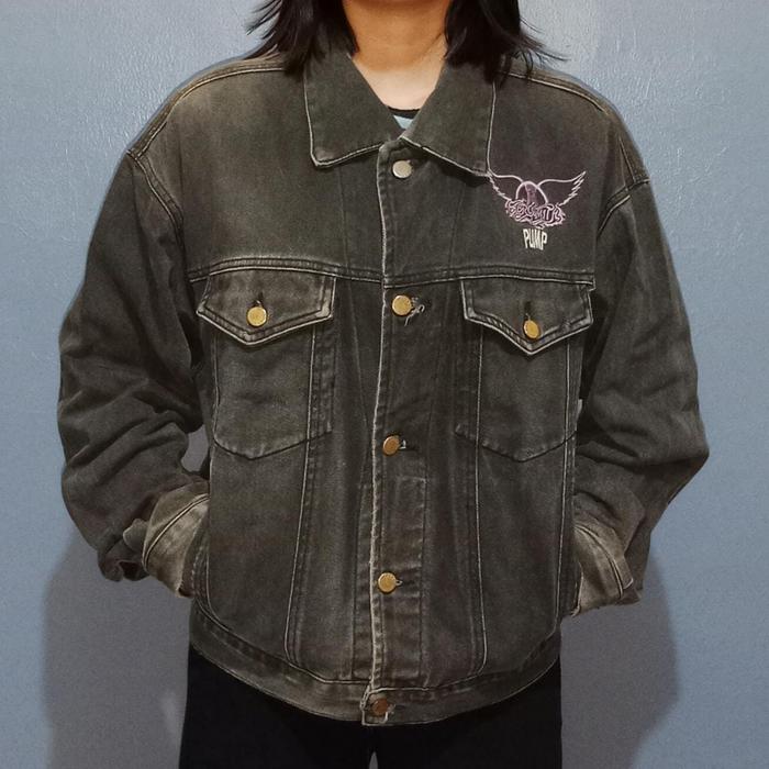 jaket Trucker Vintage AEROSMITH "PIMP" By.ROCKWARE BROCKUM