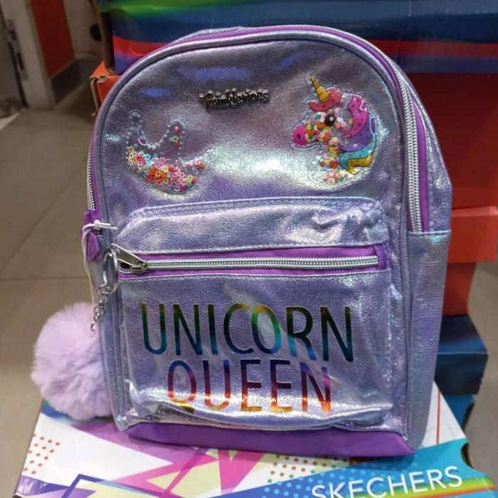 tas anak tk atau pg skechers twinkletoes unicorn lilac