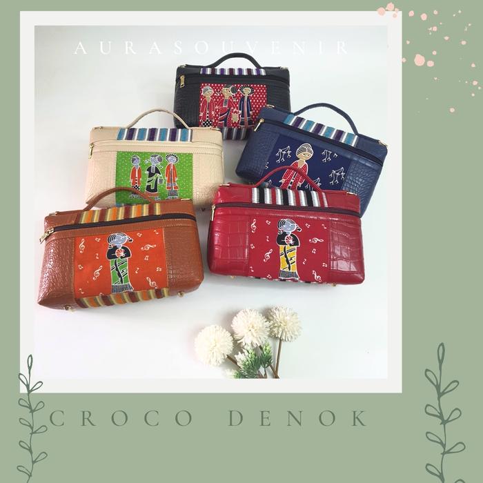 TAS DENOK CROCO BATIK KATUN/ TAS WANITA MEWAH
