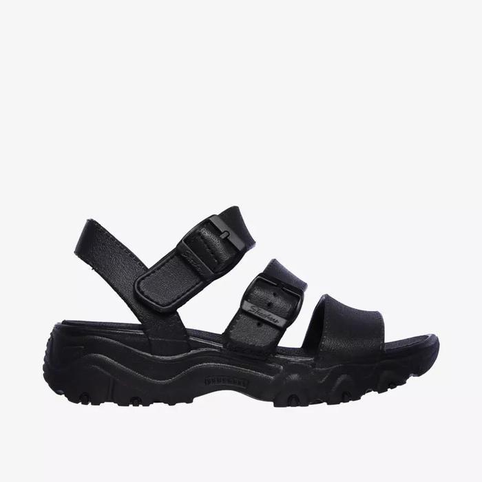 Skechers Cali Gear D'Lites 2.0 Style Icon Women Sandals Black Original
