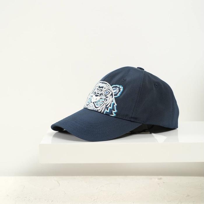 KENZO TIGER CAP EMBROIDERED DARK BLUE
