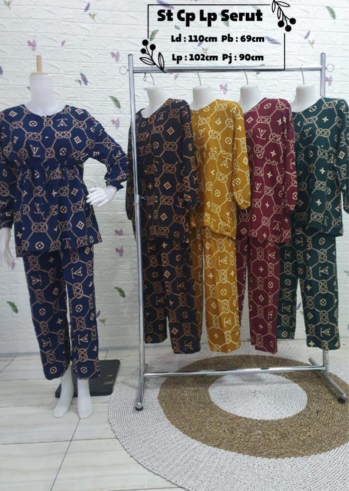 Stelan Batik Pekalongan CP LP Serut