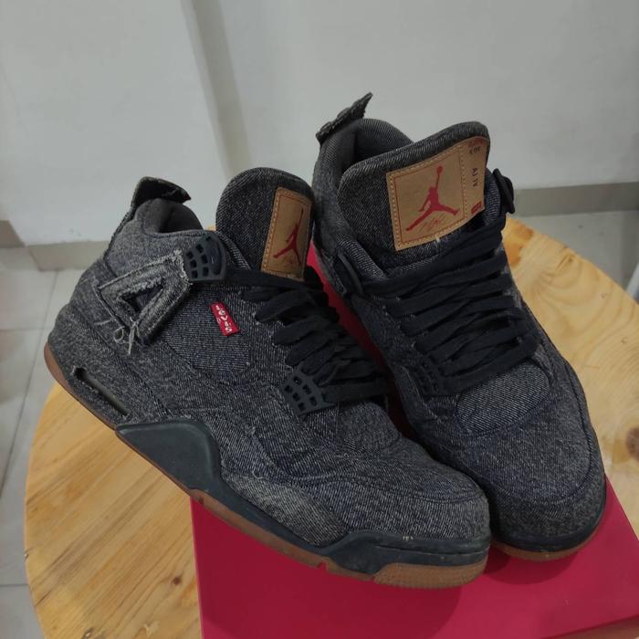 Air Jordan 4 levis Authentic Original Sneakers 100%