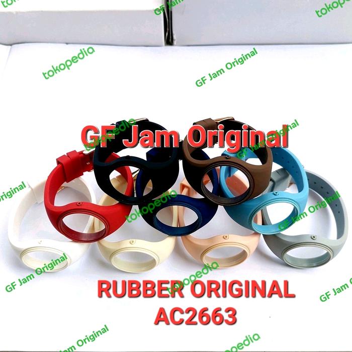 TALI KARET JAM TANGAN ORIGINAL ALEXANDRE CHRISTIE AC2663 AC 2663 AC2773 AC 2773 RUBBER BAND WATCH 10