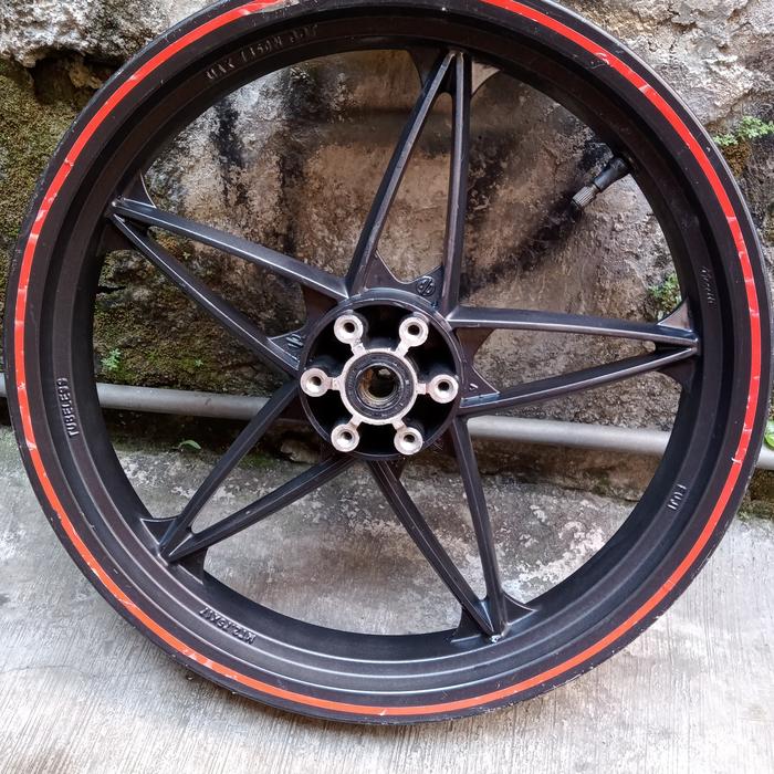velg depan megelli 250 original