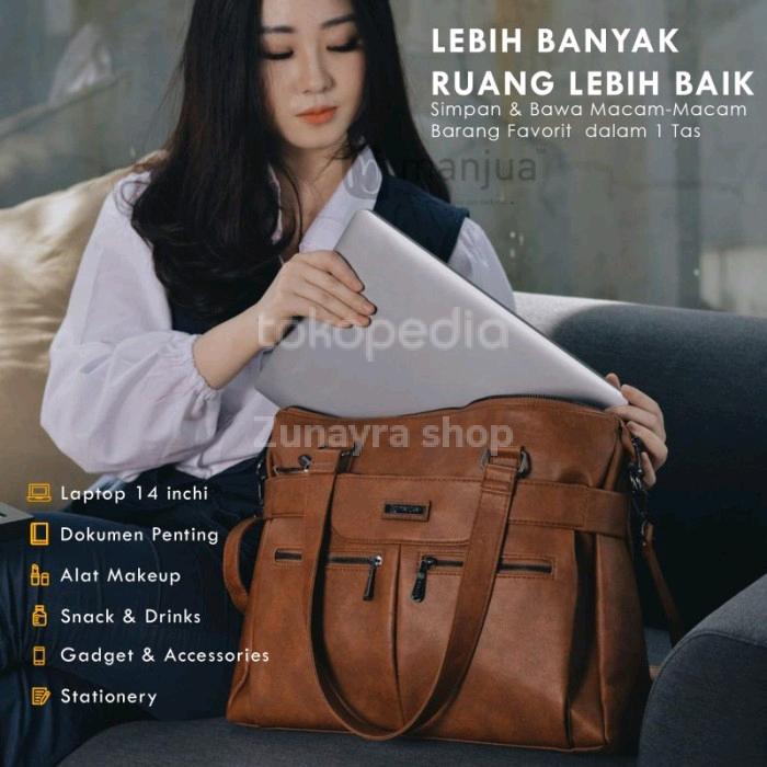 NUALA bag ORI by MANJUA TAS KERJA TAS LAPTOP TAS KULIAH