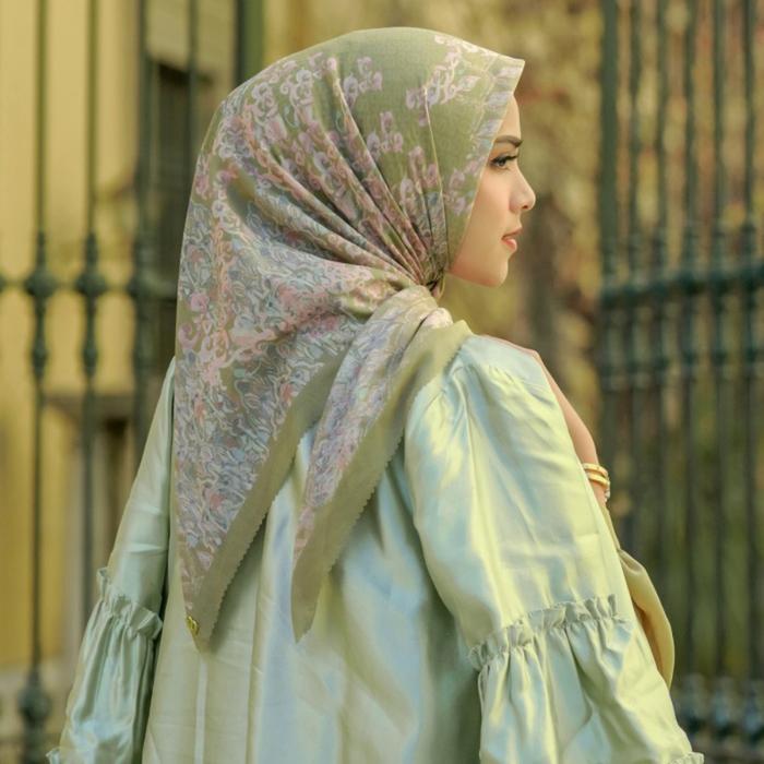 Button Scarves Granada Series Olive