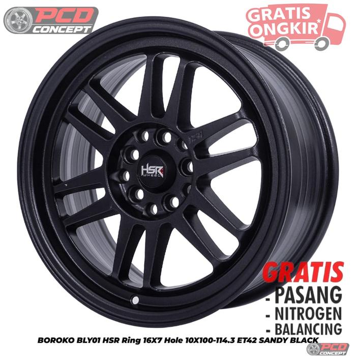 TERBARU VELG MOBIL ORI R16 HSR BOROKO BLY01 R16X7 INOVA ERTIGA XPANDER