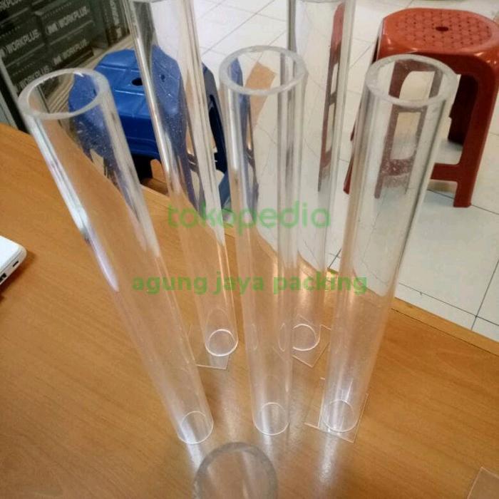 pipa akrilik bening 12mm x 16mm
