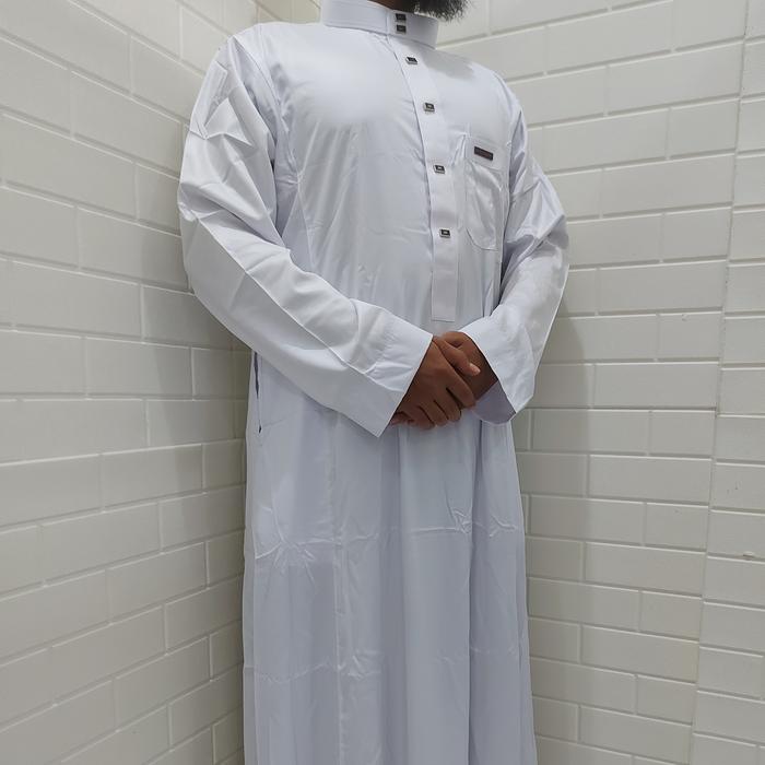 Jubah Gamis Pria Jumbo Besar Big Size Al - Wafa Super Gold Panjang