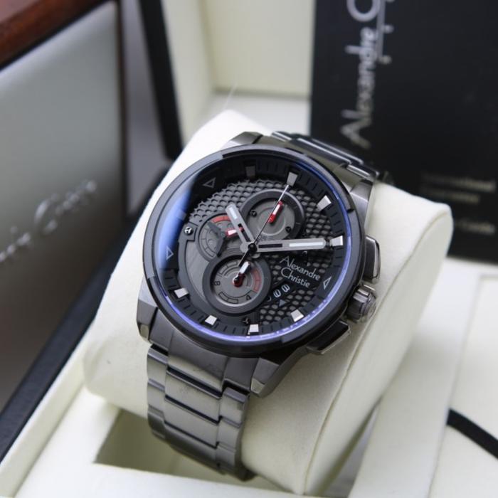 ALEXANDRE CHRISTIE AC 6618 BLACK GREY AC6618 PRIA ORIGINAL