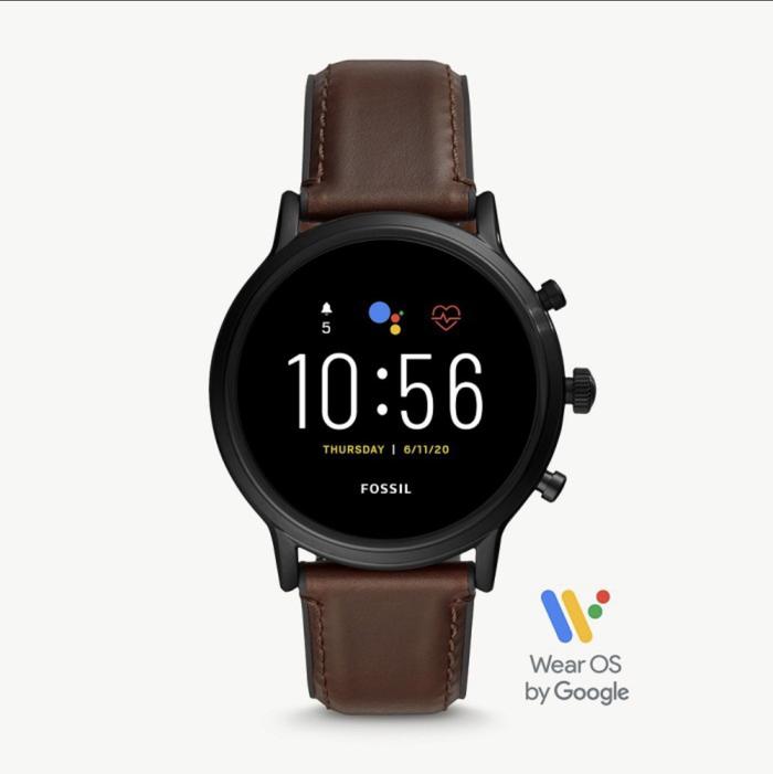 FTW 4026 Gen 5 Dark Brown Leather Smartwatch -Jam Fossil ORIGINAL