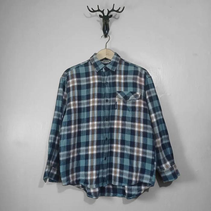 KEMEJA FLANEL kode FT6 McGregor Bahan tebal Size L P69 L56