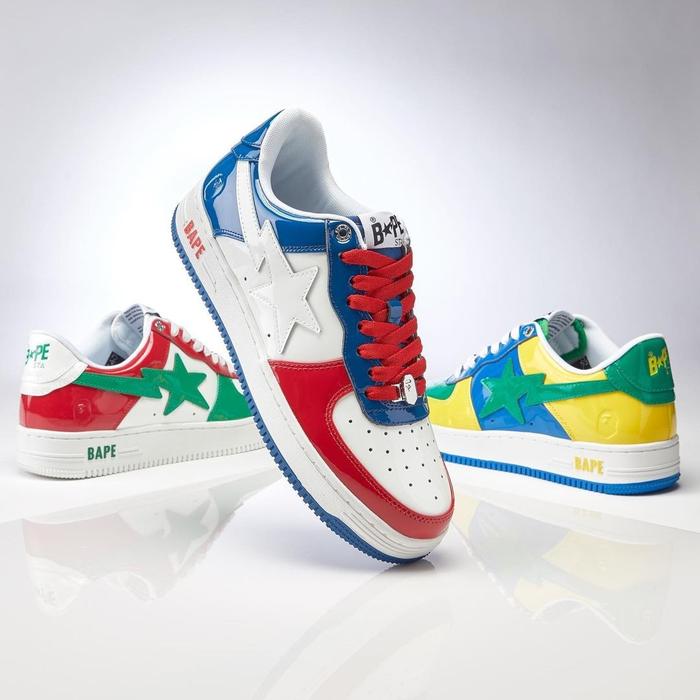BAPESTA BAPE STA Low "Blue Red"