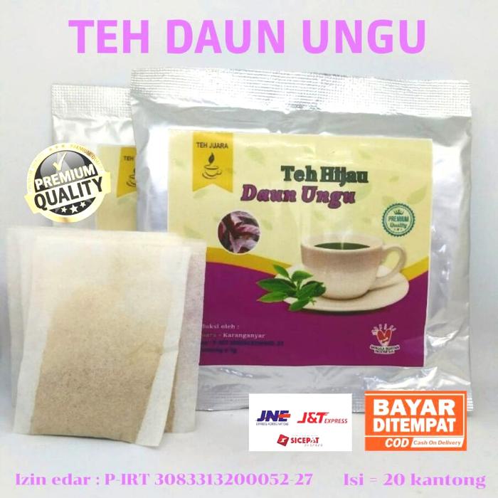 TEH DAUN UNGU ATASI AMBEIEN, WASIR & BISULAN